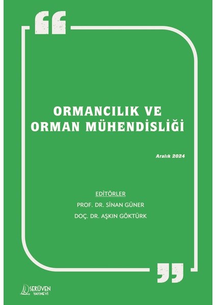 Ormancılık ve Orman Mühendisliği