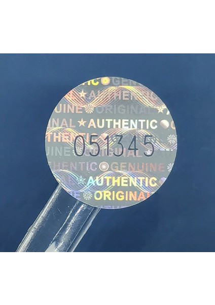 Dairesel Seri Nolu Hologramlı Etiket 15 mm 1000 Adet indirimleri