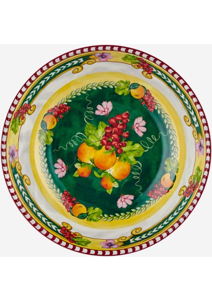 Carpe Diem Yeşil Melamin Kase 20 cm