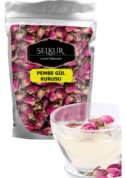 Tomurcuk Gül Kurusu Pembe 200GR (Elenmiş, Katkısız, Kokulu)