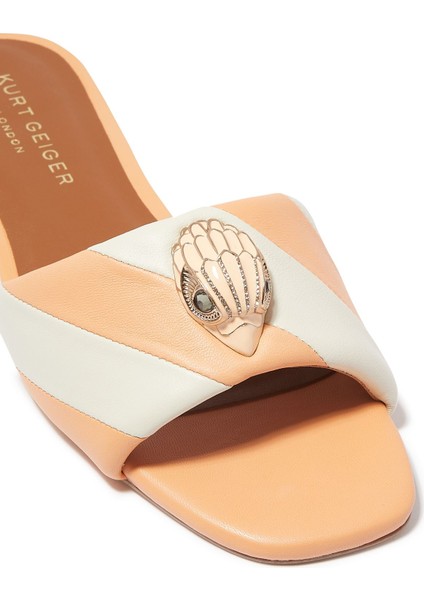 Yüksek Kaliteli Deri Düz Tabanlı Turuncu Terlikler fırsatları