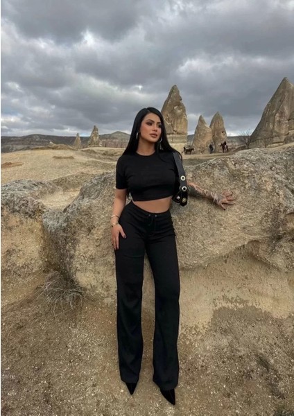 Bol Paça Pantolonlu Alt Üst Takım