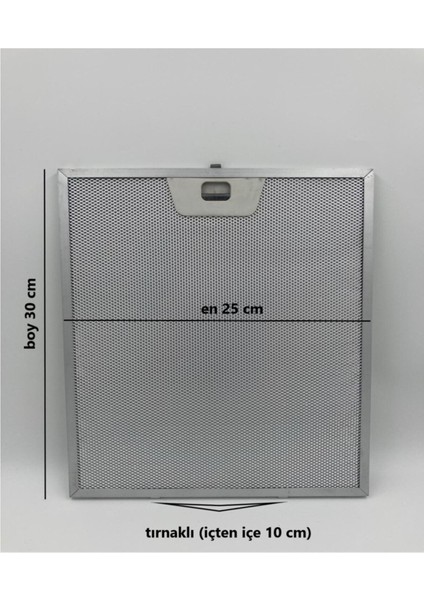 Franke FDV602 Alüminyum Filtre 1 Adet Uyumlu