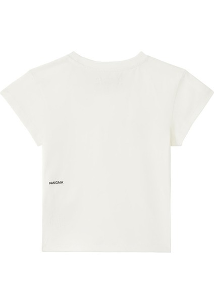 Organik Pamuklu Çocuk Tişörtü - Off White