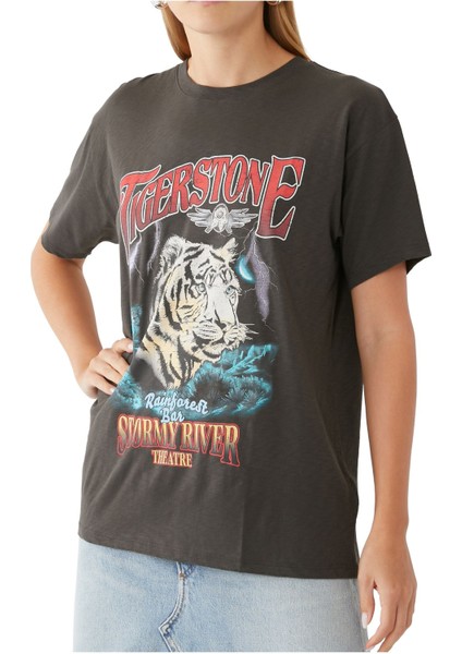 Biker Tarzı Stormy Nehir Tişörtü indirimleri