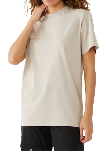 Organik Pamuk T-Shirt - Taş Renk indirimleri