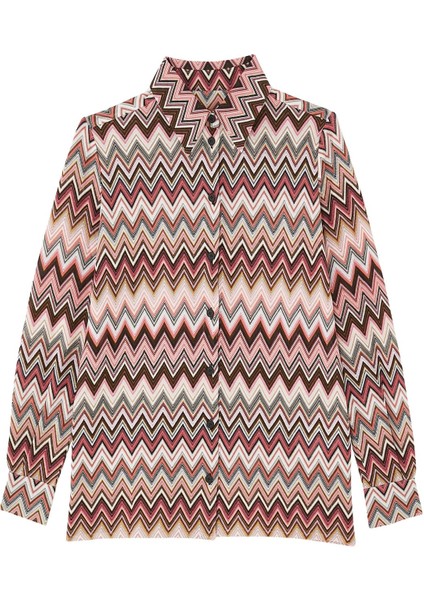 Renkli Kıvrımlı Tişört