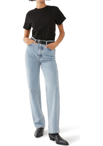 Eğimli Dikişli Tişört - Siyah fiyatları