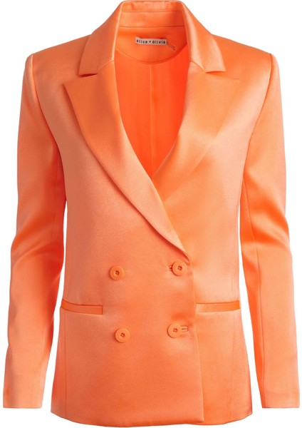 Şık Ikili Düğmeli Boyfriend Blazer