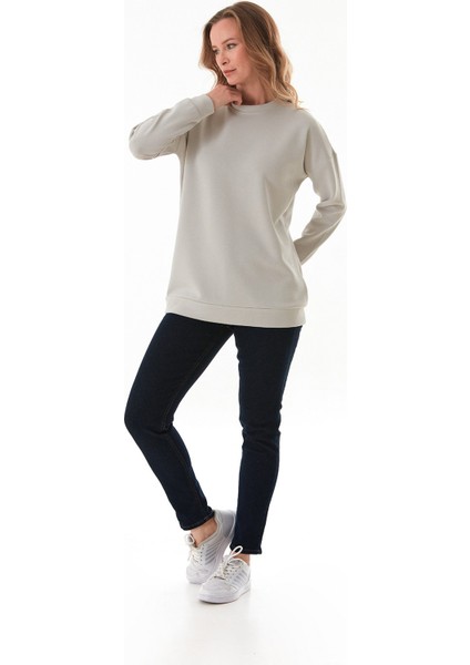Basic Bisiklet Yaka Modal Tunik