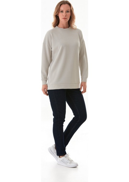 Basic Bisiklet Yaka Modal Tunik