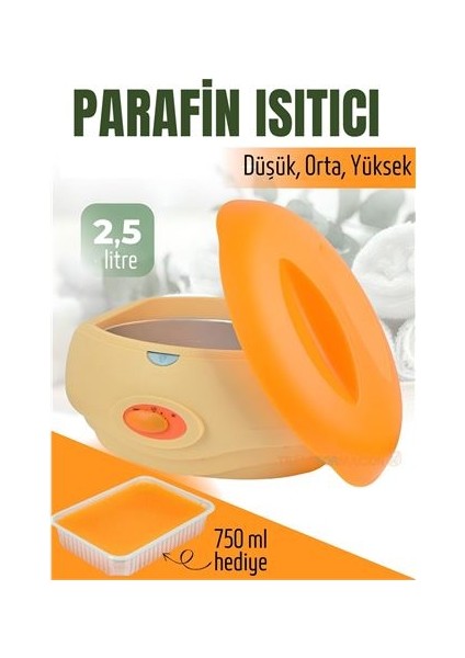 Parafin Ağda Isıtıcı 750 ml Parafin Seti El ve Ayak Cilt Bakımı Için