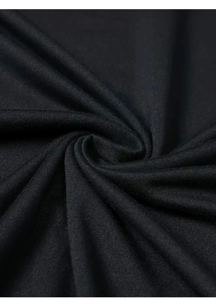 Baskılı Oversize Bisiklet Yaka T-Shirt - Siyah