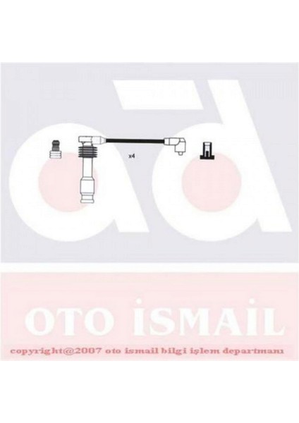 Buji Kablo Tk Vectra B 2.0 Enj 16V Dohc Ecotech Gnzrz