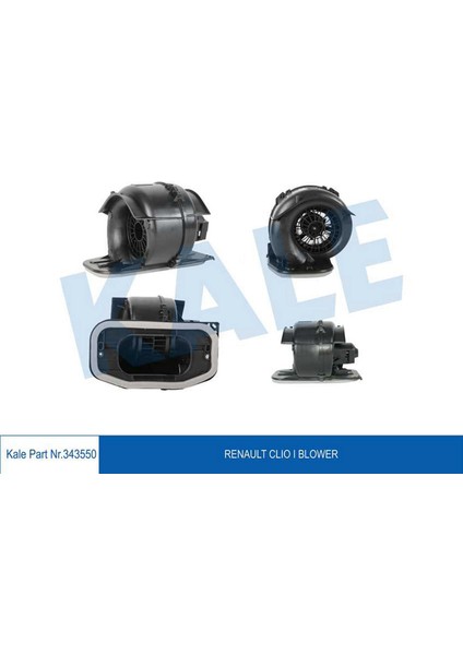 Kalorifer Motoru 12V Clio I 91-98 Gnzrz