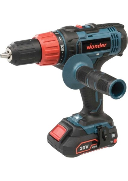 Wonder 20 Volt 2.0 Ah Şarjlı Darbeli Vidalama Matkap