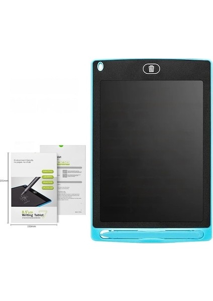 8.5 Inç LCD Doodle Pad, Yazma Tahtası Çizim ve Aritmetik Için, Dijital Yazma Renkli Ekran Grafik Tableti (Yurt Dışından)