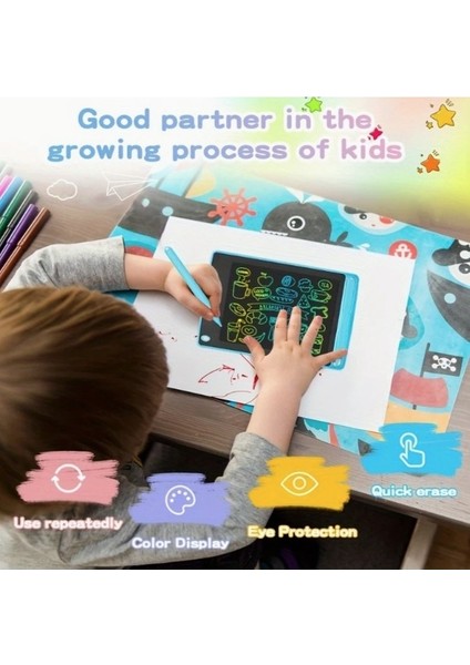 8.5 Inç LCD Doodle Pad, Yazma Tahtası Çizim ve Aritmetik Için, Dijital Yazma Renkli Ekran Grafik Tableti (Yurt Dışından)