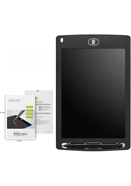 8.5 Inç LCD Doodle Pad, Yazma Tahtası Çizim ve Aritmetik Için, Dijital Yazma Renkli Ekran Grafik Tableti (Yurt Dışından)