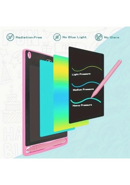 8.5 Inç LCD Doodle Pad, Yazma Tahtası Çizim ve Aritmetik Için, Dijital Yazma Renkli Ekran Grafik Tableti (Yurt Dışından) modelleri