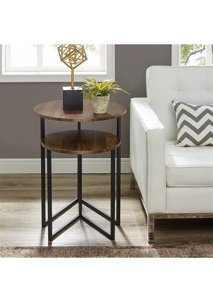 Metal Ahşaplı Sehpa Ikili Yan Sehpa Modeli Zigon Sehpa Orta Sehpa Metal Sehpa fırsatları