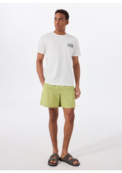 Scenıc Arch Adıv Ss 24A501539 Krem Bisiklet Yaka Regular Fit Düz Erkek T-Shirt modelleri