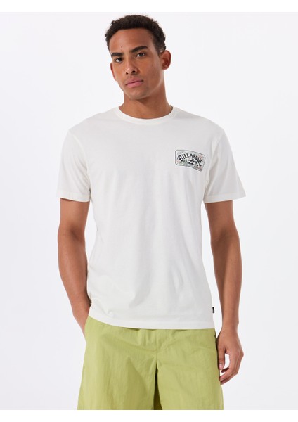 Scenıc Arch Adıv Ss 24A501539 Krem Bisiklet Yaka Regular Fit Düz Erkek T-Shirt fırsatları