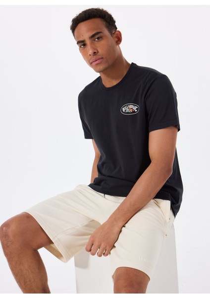 Orbıt Arch Premıum Ss 24A351502 Siyah Bisiklet Yaka Regular Fit Düz Erkek T-Shirt