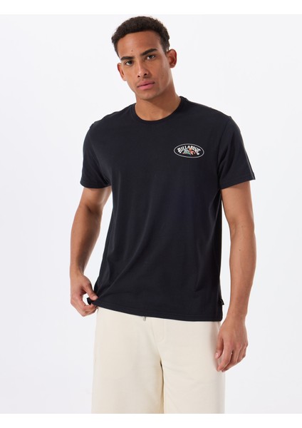 Orbıt Arch Premıum Ss 24A351502 Siyah Bisiklet Yaka Regular Fit Düz Erkek T-Shirt