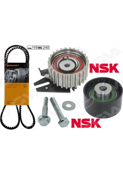 Eksantrik Gergi Kiti 193X240 Doblo 01 Brava-Bravo- 96-01 -Palio 00- Marea 96- 1.9td K035462XS Gnzrz