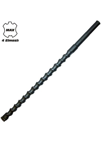 Todrill 50439 Sds Max 4 Elmaslı Matkap Uç 24X520 mm
