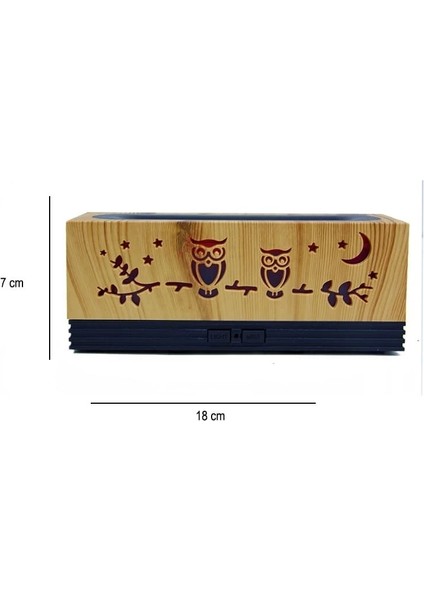 Baykuş Desenli Diffuser Hava Nemlendirici