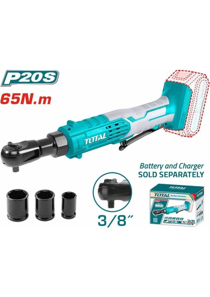 Li-Ion Akülü Cırcır Kolu Solo 3/8 TDRLI2060151 Nms Hırdavat