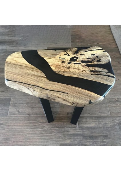 Epoksi Sehpa Masa Epoksi Orta Sehpa Epoksi Sehpa 45 cm