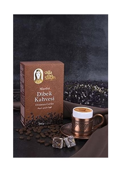 Sultan Mardin Dibek Kahvesi 250 G (4'lü Paket) - Otantik ve Geleneksel Zengin Lezzet - Menengiç, Türk Kahvesi ve Kakule Olmak Üzere Farklı Bileşen Içerikli