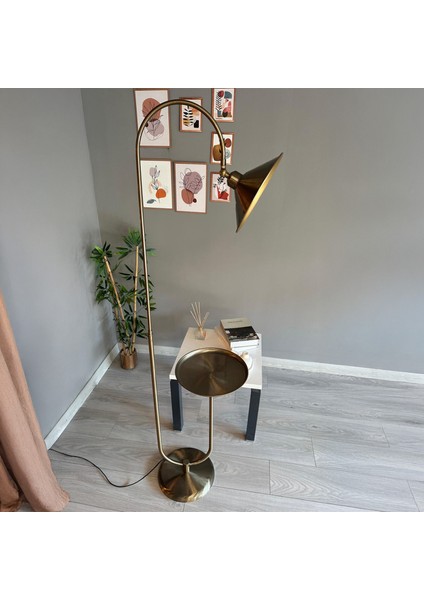 Eskitme Lambader U Sehpalı Hareketli Başlık Modern Dekoratif Metal Salon Oturma Odası Çalışma Odası