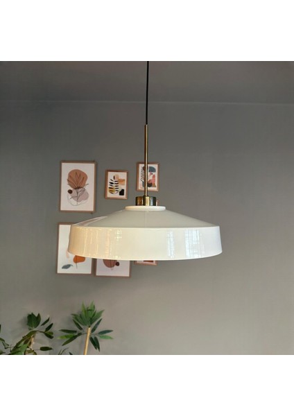 Açe Beyaz Tekli Ince Eskitme Başlık Avize Retro Sarkıt Ofis Showroom Salon Mutfak Avizeleri fiyatları