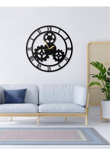Anahtar Dişli Tamirci Tasarımlı Dekoratif Metal Duvar Saati fiyatları