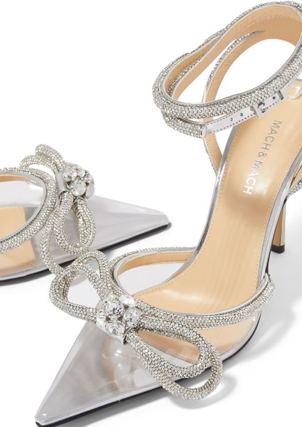 Kristal Taşlı Pvc Ankle Strap Topuklu Ayakkabı indirimleri