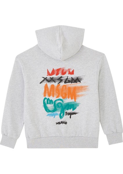 Çocuklar Için Fermuarlı Kapüşonlu Sweatshirt