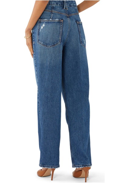 90'lar Tarzı Kadın Kot Pantolon modelleri