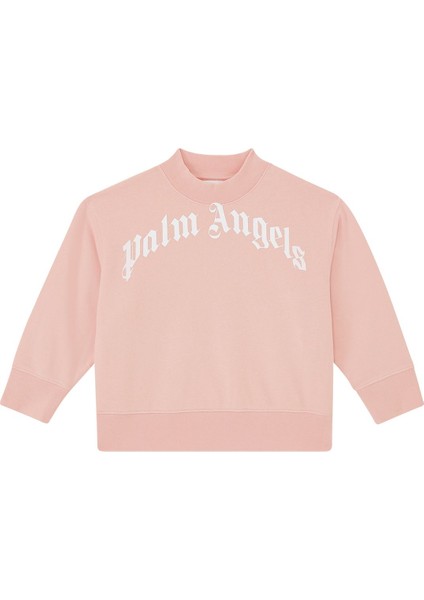 Çocuklar Için Yuvarlak Logo Sweatshirt