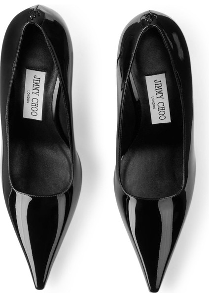 Zarif Siyah Topuklu Ayakkabı - 95MM indirimleri