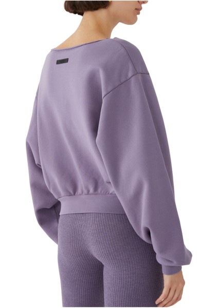 Kadın Kısa Kesim Kalın Polar Sweatshirt modelleri