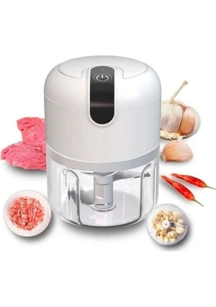 Bıçaklı Blender Doğrayıcı ile Hızlı ve Sağlıklı Mutfak Çözümü Şarj Edilebilir Mini Blender 250