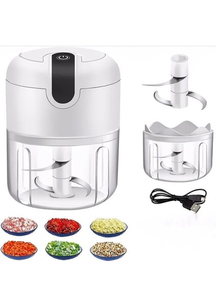 Bıçaklı Blender Doğrayıcı ile Hızlı ve Sağlıklı Mutfak Çözümü Şarj Edilebilir Mini Blender 250 indirimleri