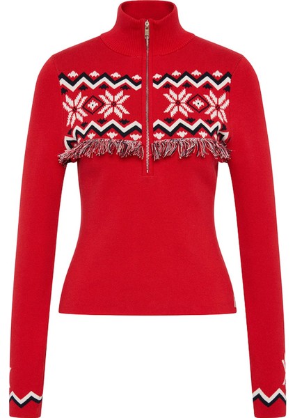 Keystone Blanche Yarım Fermuarlı Sweatshirt