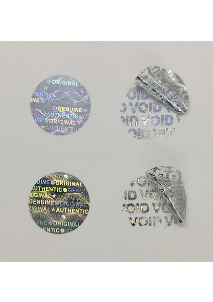49 Adet 2cm Hologramlı Garanti Etiketi Seri Numaralı