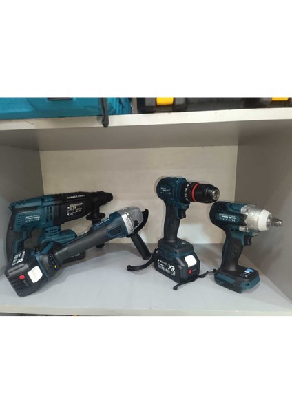 Bozyel Profesyonel 4 Lü Matkap Set