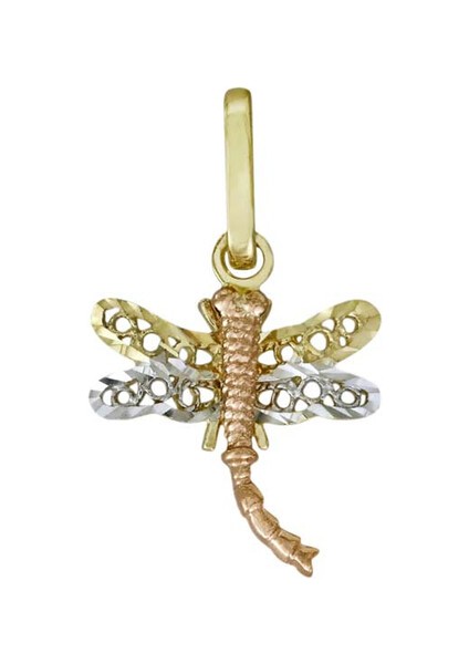 14 Ayar Altın Yusufçuk Kolye Ucu